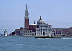 Die Insel San Giorgio Maggiore mit Kirche und Kloster, vom Anleger bei San Marco aus.