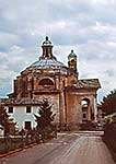 Seitenansicht des Tempietto der Villa Barbaro 1991.