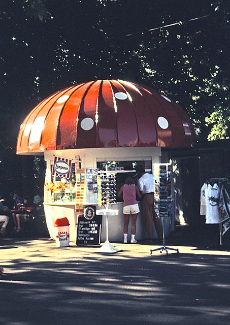 Pilzkiosk in Lindau am Bodensee