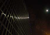 Highlight Towers München - Mondlicht auf der Westfassade