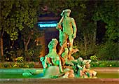 Die Figurengruppe des Neptunbrunnens