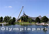 Olympiapark (Schwimmhalle und See)