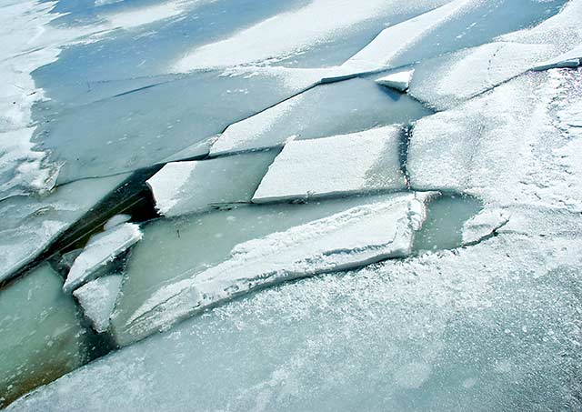 Seehamer See - Eisformationen