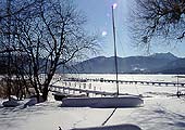 Tegernsee - Boote im Winter