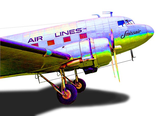 Douglas DC 3 der Swissair