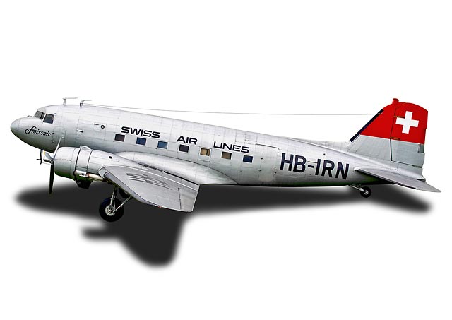 Douglas DC 3 der Swissair
