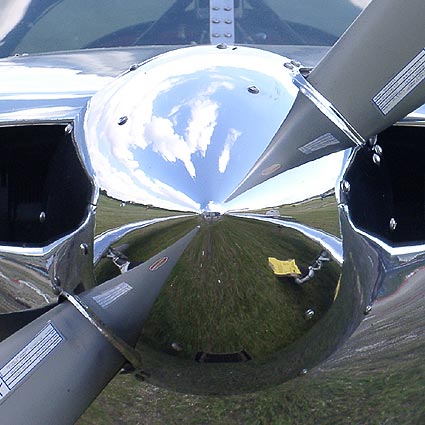 Chrome Propeller Spinner